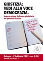 News: 2 febbraio 2013 - Il controesame della politica - Bologna continua...